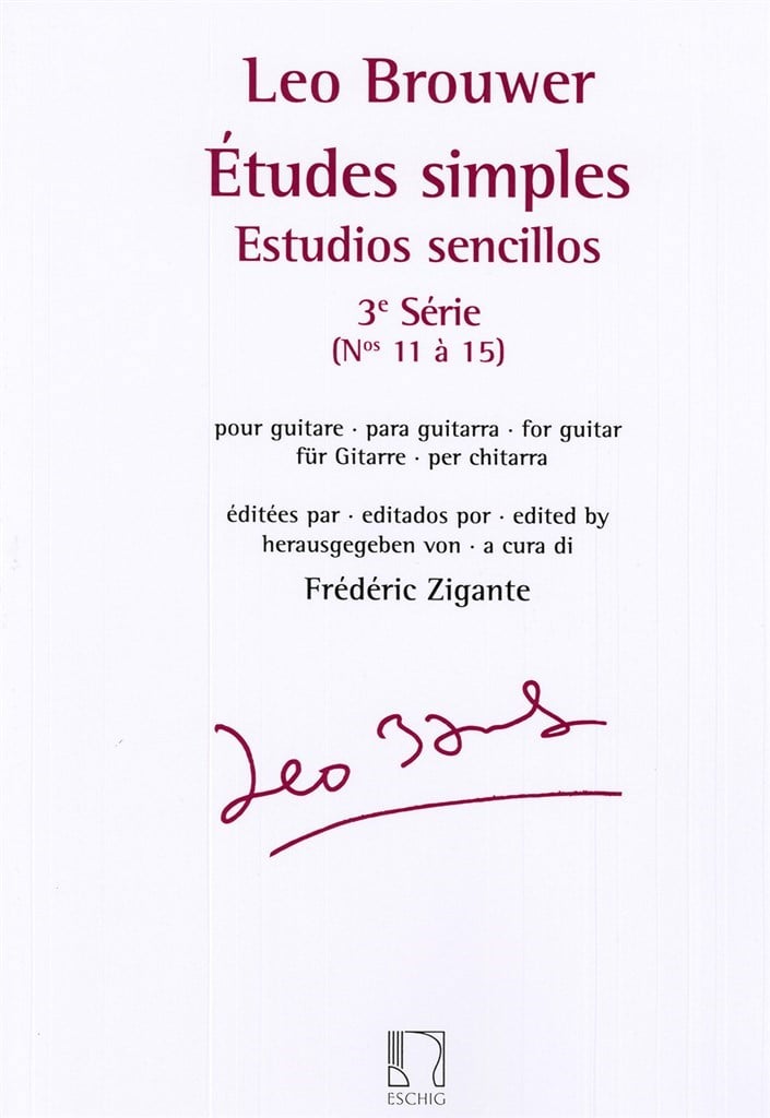 Estudios sencillos - Études simples - Série 3